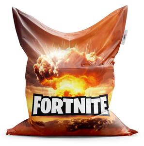 Sedací vak Classic Fortnite exploze - dětský, oranžová
