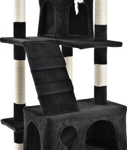 Goleto Škrabadlo pro kočky 170x62x75 cm | černé