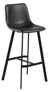 Židle barová Oregon PU černá