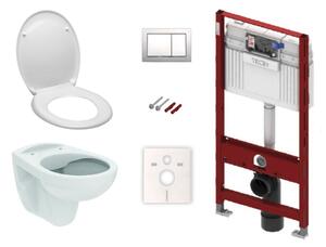 Cenově zvýhodněný závěsný WC set TECE do lehkých stěn / předstěnová montáž+ WC S-Line S-line Pro KMPLSIKOTSCR