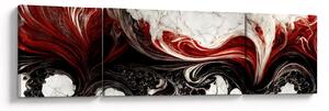 Obraz - Mramorovaná abstrakce (170x50 cm)