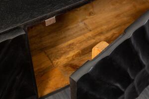 Invicta interior Televizní stolek Scorpion 160cm mango, černý, závěsný 41995