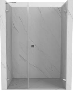 Mexen Lunar-B sprchové dveře křídlové pravé 130 cm, transparentní, chrom - 832S-130-050-01-00-P