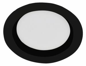 KOHL LIGHTING KOHL-LIGHTING LACUS zapuštené svítidlo černá 30W 3000K kruh teplá bílá K53302.BK.3K