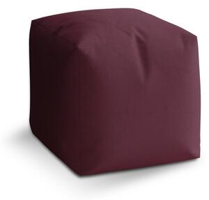 Taburet Cube červeno fialová, fialová