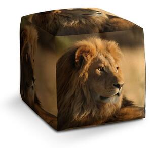 Taburet Cube lev 3, béžová
