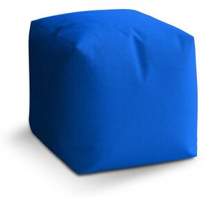 Taburet Cube královská modrá, modrá