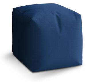 Taburet Cube modrá 2, modrá
