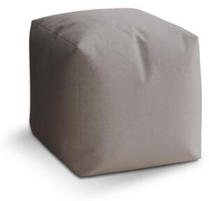 Taburet Cube šedá, šedá