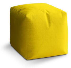 Taburet Cube žlutá 2, žlutá