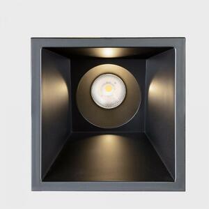 KOHL LIGHTING KOHL-Lighting NOON SQ ASYMETRIC zapuštěné svítidlo s rámečkem 93x93 mm černá 38° 5 W CRI 80 3000K Non-Dimm