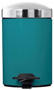 Rossignol SAS Pedálový odpadkový koš Rossignol Bonny 91002, 3 L, vodní modrá RAL 5021