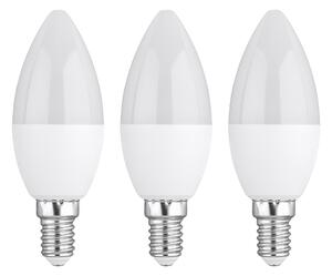 Livarno home LED žárovka, 2 kusy / 3 kusy (4,2 W E14 svíčka, 3 kusy, mléčný) (100382070004)