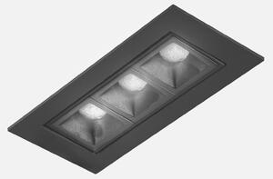 KOHL LIGHTING KOHL-Lighting NSES TILT zapuštěné svítidlo s rámečkem 123x58 mm černá 6 W CRI 90 4000K DALI