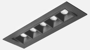 KOHL LIGHTING KOHL-Lighting NSES TILT zapuštěné svítidlo s rámečkem 167x58 mm černá 10 W CRI 90 2700K Non-Dimm
