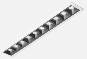 KOHL LIGHTING KOHL-Lighting NSES zapuštěné svítidlo s rámečkem 280x45 mm bílá-černá 20 W CRI 90 2700K PHASE CUT