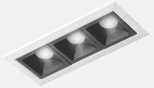 KOHL LIGHTING KOHL-Lighting NSES zapuštěné svítidlo s rámečkem 105x45 mm bílá-černá 6 W CRI 90 4000K DALI