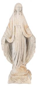 Keramická dekorační figurka panenka Marie s patinou – 17x12x41 cm