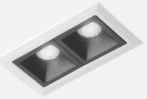 KOHL LIGHTING KOHL-Lighting NSES zapuštěné svítidlo s rámečkem 75x45 mm bílá-černá 4 W CRI 90 4000K DALI