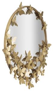 Zlaté nástěnné zrcadlo Mauro Ferretti Rebas 74 cm