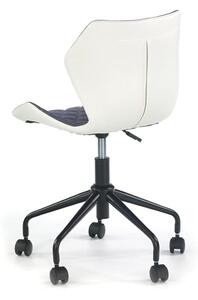 Halmar Dětská židle Matrix, bílá/šedá
