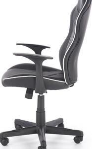 Halmar Herní židle RAMBLER, černá/bílá