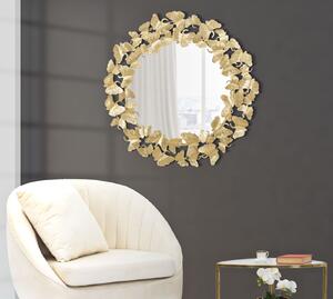 Zlaté nástěnné zrcadlo Mauro Ferretti Veridas 87 cm