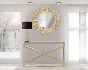 Zlaté nástěnné zrcadlo Mauro Ferretti Veridas 87 cm