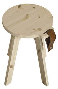 KARUP DESIGN Odkládací stolek z borovicového dřeva Country Clear lacquered 40 × 40 × 45 cm
