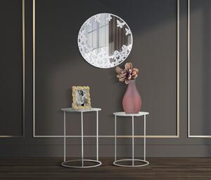 Bílo-zlaté nástěnné zrcadlo Mauro Ferretti Rincon, 62,5x62,5x2,3cm