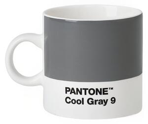 Šedý porcelánový hrnek Pantone Cool Gray 9 120 ml