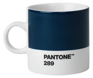 Tmavě modrý porcelánový hrnek Pantone Dark Blue 289 120 ml