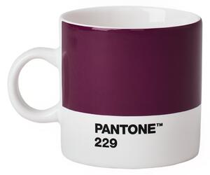 Fialový porcelánový hrnek Pantone Aubergine 229 120 ml