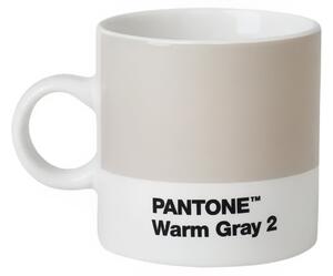 Světle šedý porcelánový hrnek Pantone Warm Gray 2 120 ml