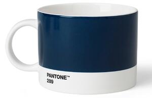 Tmavě modrý porcelánový hrnek na čaj Pantone Dark Blue 289 475 ml