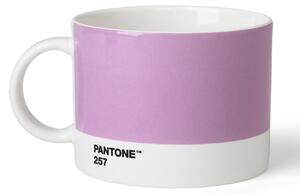 Světle fialový porcelánový hrnek na čaj Pantone Light Purple 257 475 ml