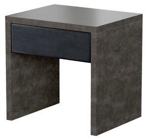 Materasso Noční stolek Dark STONE - (š/v/hl): 50x50x40 cm
