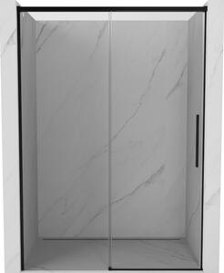 Mexen Rox posuvné sprchové dveře 145 cm, transparentní, černé - 8C2-145-000-70-00