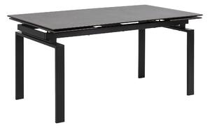 ACTONA Jídelní stůl Huddersfield černá 76 × 240 × 85 cm