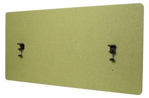 Akustický panel na stůl HWC-G75 - dvoustěnná látka/textil - 60x120 - zelená