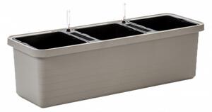 Velkoobjemový truhlík Berberis TRIO 117x39x35 cm, taupe