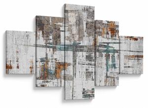 Obraz - Abstraktní tahy (125x70 cm)