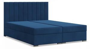 Kontinentální postel s úložným prostorem AGEN 140x200 výběr z barev TRINITY 31 modrá