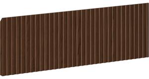 Mexen Mexen, Rýhované čelo pro korpus koupelnové skříňky 50 x 20 cm, ořech, 91A20-0500-235-1-86