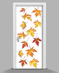 Samolepící nálepka na dveře Podzimní listí wallmur-pl-f-45893425
