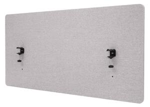 Akustický panel na stůl HWC-G75 - dvoustěnná látka/textil - 60x120 - šedá
