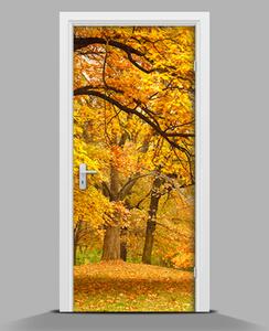 Samolepící nálepka na dveře Podzimní krajina wallmur-pl-f-43414176