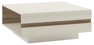 Konferenční stolek v luxusní bílé barvě ve vysokém lesku TK026 TYP 70