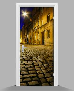 Nálepka fototapeta na dveře Noc staré město wallmur-pl-f-77835920