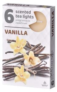 Čajové 6ks Vanilla vonné svíčky